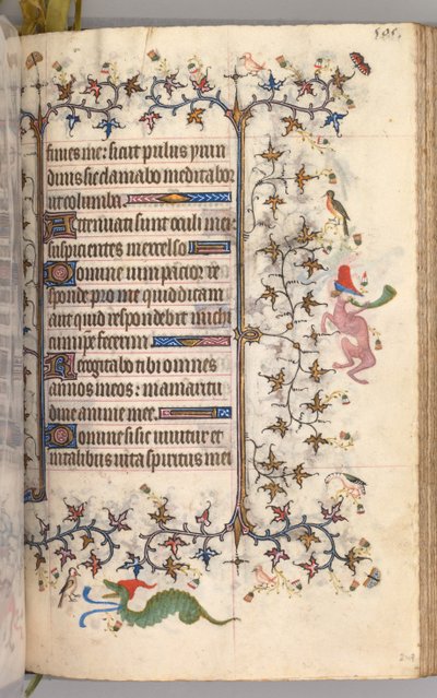 Getijdenboek van Karel de Edele, koning van Navarra 1361-1425: fol. 247r, Tekst, c. 1405 door Master of the Brussels Initials and Associates