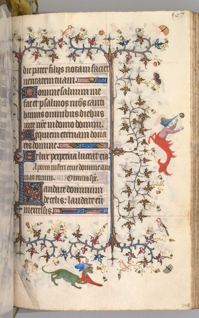 Getijdenboek van Karel de Edele, Koning van Navarra 1361-1425: fol. 248r, Tekst, ca. 1405 door Master of the Brussels Initials and Associates
