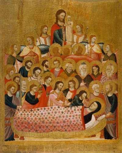 De Ontslaping van de Maagd door Master of the Cini Madonna