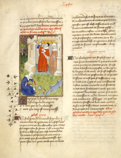 Aesculapius en Circe, illustratie uit 
