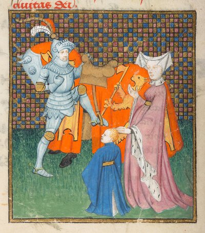 Detail van Hector en Andromache, uit 