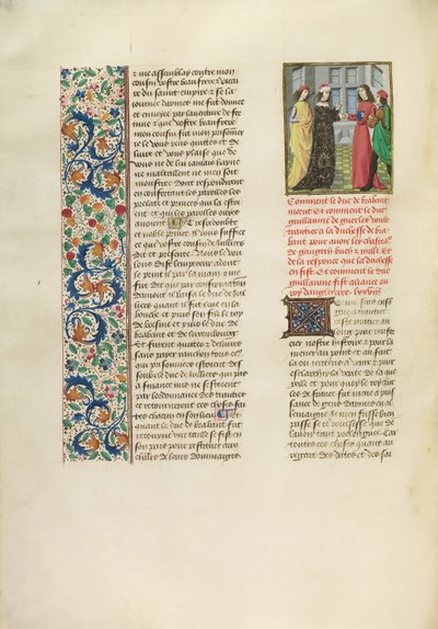 Hertog Willem van Gelders en Richard II door Master of the Copenhagen Caesar