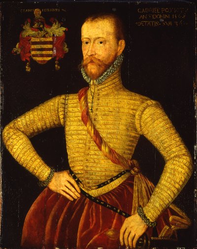 Portret van Sir Gabriel Poyntz, 36 jaar oud door Master of the Countess of Warwick