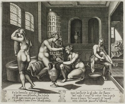 Een witte vogel vertelt Venus over Cupido