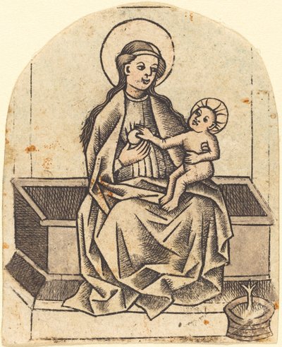 Madonna en Kind door Master of the Dutuit Mount of Olives