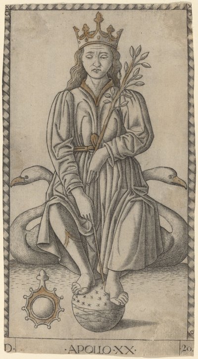 Apollo door Master of the E Series Tarocchi