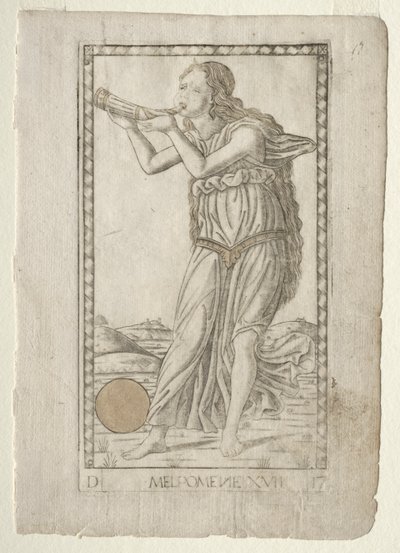 Melpomene (tragedie) (uit de Tarocchi-serie D: Apollo en de Muzen, #17) door Master of the E Series Tarocchi