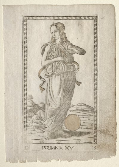 Polyhymnia (heroïsche hymnes) (uit de Tarocchi-serie D: Apollo en de Muzen, #15) door Master of the E Series Tarocchi