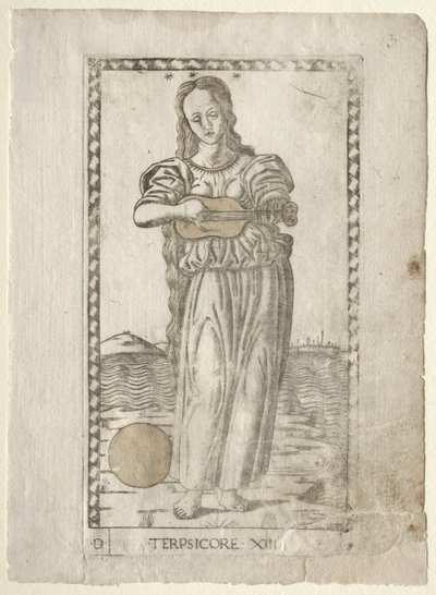 Terpsichore (dans en zang) (uit de Tarocchi-serie D: Apollo en de Muzen, #13) door Master of the E Series Tarocchi