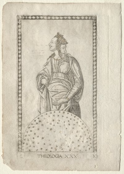 Theologie (uit de Tarocchi-serie C: Vrije Kunsten, #30) door Master of the E Series Tarocchi