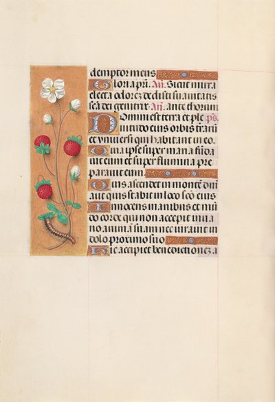 Getijdenboek van Koningin Isabella de Katholieke, Koningin van Spanje: Fol. 102v, c. 1500 door Master of the First Prayerbook of Maximillian