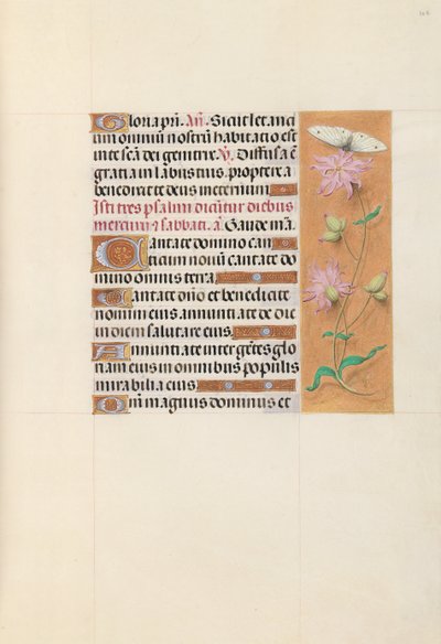 Getijdenboek van koningin Isabella de Katholieke, koningin van Spanje: Fol. 107r, ca. 1500 door Master of the First Prayerbook of Maximillian