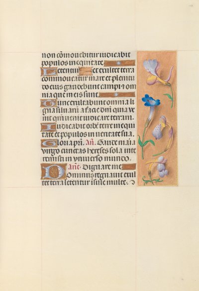 Getijdenboek van koningin Isabella de Katholieke, koningin van Spanje: Fol. 108r, ca. 1500 door Master of the First Prayerbook of Maximillian