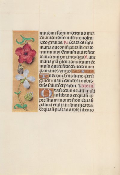 Uren van Koningin Isabella de Katholieke, Koningin van Spanje: Fol. 111v, ca. 1500 door Master of the First Prayerbook of Maximillian