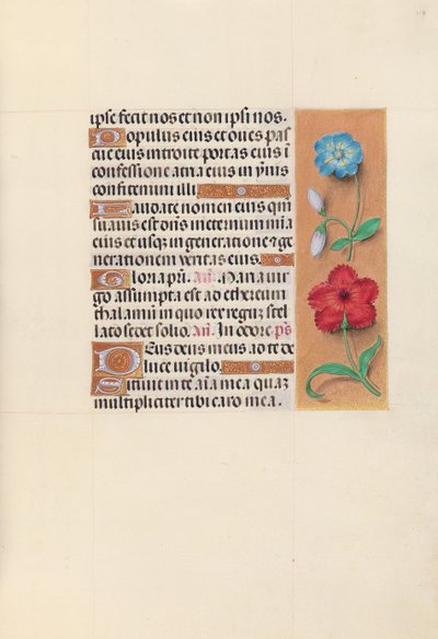 Getijdenboek van Koningin Isabella de Katholieke, Koningin van Spanje: Fol. 117r, ca. 1500 door Master of the First Prayerbook of Maximillian