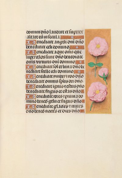 Uren van Koningin Isabella de Katholieke, Koningin van Spanje: Fol. 119r, c. 1500 door Master of the First Prayerbook of Maximillian