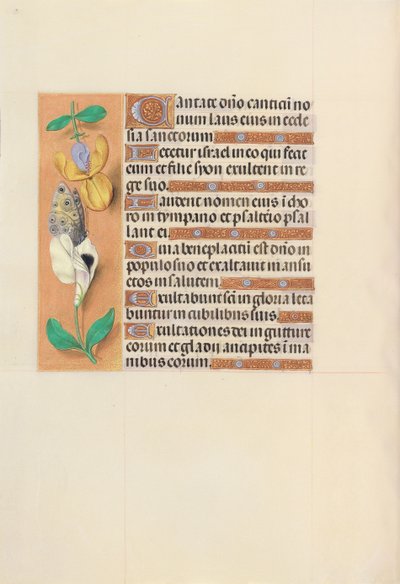 Getijdenboek van koningin Isabella de Katholieke, koningin van Spanje: Fol. 121v, ca. 1500 door Master of the First Prayerbook of Maximillian
