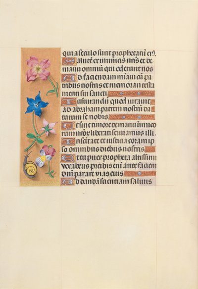 Getijdenboek van koningin Isabella de Katholieke, koningin van Spanje: Fol. 123v, ca. 1500 door Master of the First Prayerbook of Maximillian