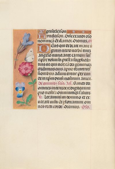 Uren van koningin Isabella de Katholieke, koningin van Spanje: Fol. 124v, ca. 1500 door Master of the First Prayerbook of Maximillian