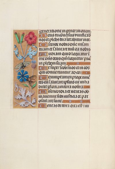 Getijdenboek van Koningin Isabella de Katholieke, Koningin van Spanje: Fol. 128v, ca. 1500 door Master of the First Prayerbook of Maximillian