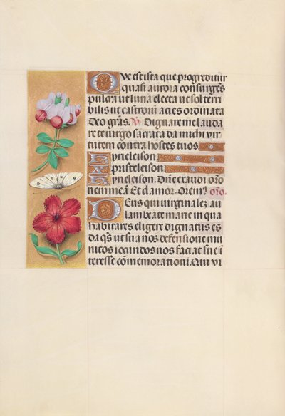 Getijdenboek van koningin Isabella de Katholieke, koningin van Spanje: Fol. 129v, ca. 1500 door Master of the First Prayerbook of Maximillian