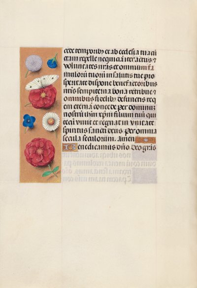 Getijdenboek van koningin Isabella de Katholieke, koningin van Spanje: Fol. 130v, ca. 1500 door Master of the First Prayerbook of Maximillian