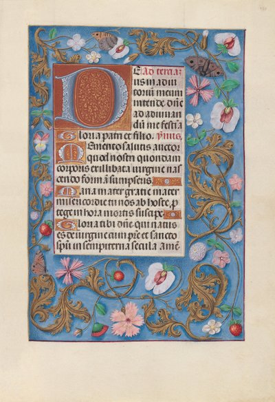 Uren van Koningin Isabella de Katholieke, Koningin van Spanje: Fol. 132r, ca. 1500 door Master of the First Prayerbook of Maximillian