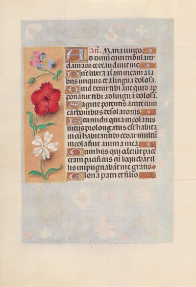 Uren van Koningin Isabella de Katholieke, Koningin van Spanje: Fol. 132v door Master of the First Prayerbook of Maximillian