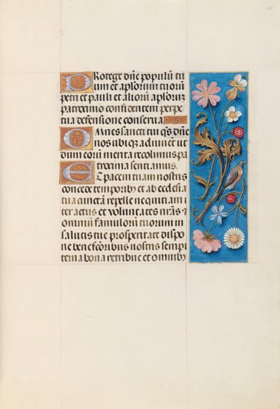 Getijdenboek van koningin Isabella de Katholieke, koningin van Spanje: Fol. 135r, ca. 1500 door Master of the First Prayerbook of Maximillian