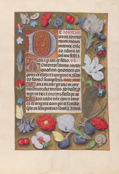 Getijdenboek van koningin Isabella de Katholieke, koningin van Spanje: Fol. 137r door Master of the First Prayerbook of Maximillian