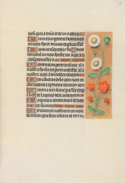 Getijdenboek van koningin Isabella de Katholieke, koningin van Spanje: Fol. 138r, c. 1500 door Master of the First Prayerbook of Maximillian