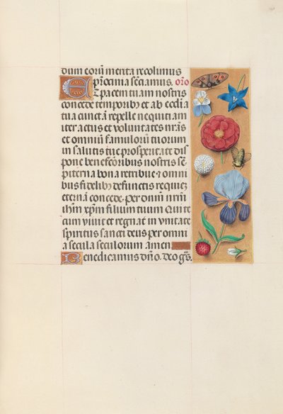 Getijdenboek van Koningin Isabella de Katholieke, Koningin van Spanje: Fol. 140r, ca. 1500 door Master of the First Prayerbook of Maximillian