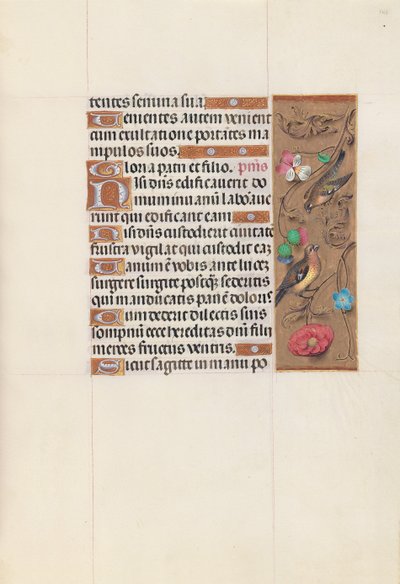 Getijdenboek van Koningin Isabella de Katholieke, Koningin van Spanje: Fol. 143r, ca. 1500 door Master of the First Prayerbook of Maximillian