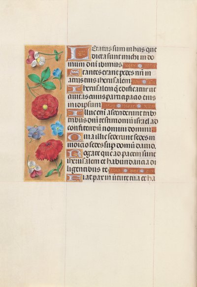 Uren van Koningin Isabella de Katholieke, Koningin van Spanje: Fol. 148v, ca. 1500 door Master of the First Prayerbook of Maximillian