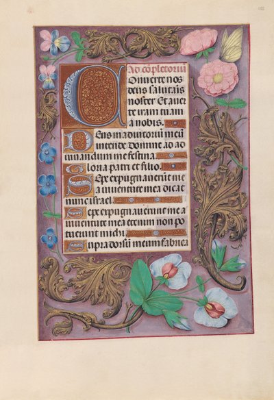 Uren van koningin Isabella de Katholieke, koningin van Spanje: Fol. 155r, c. 1500 door Master of the First Prayerbook of Maximillian