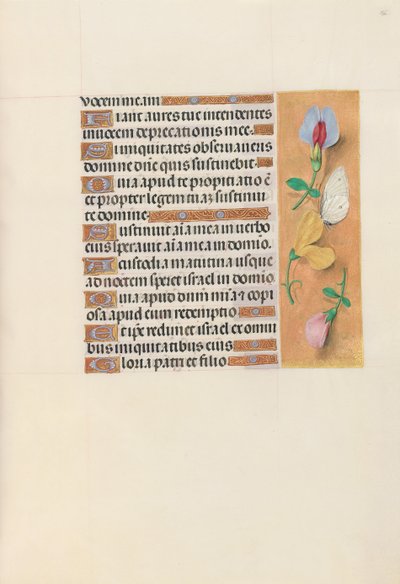 Uren van koningin Isabella de Katholieke, koningin van Spanje: Fol. 156r, c. 1500 door Master of the First Prayerbook of Maximillian