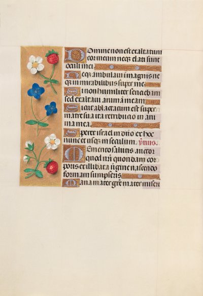 Uren van koningin Isabella de Katholieke, koningin van Spanje: Fol. 156v door Master of the First Prayerbook of Maximillian