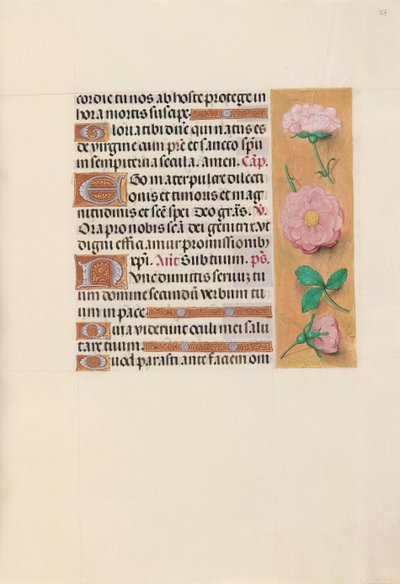 Getijdenboek van Koningin Isabella de Katholieke, Koningin van Spanje: Fol. 157r, c. 1500 door Master of the First Prayerbook of Maximillian