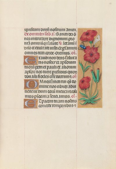 Uren van Koningin Isabella de Katholieke, Koningin van Spanje: Fol. 158r, ca. 1500 door Master of the First Prayerbook of Maximillian