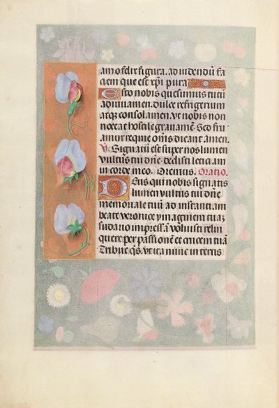 Uren van koningin Isabella de Katholieke, koningin van Spanje: Fol. 15v, ca. 1500 door Master of the First Prayerbook of Maximillian