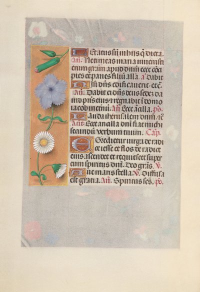 Uren van koningin Isabella de Katholieke, koningin van Spanje: Fol. 160v door Master of the First Prayerbook of Maximillian