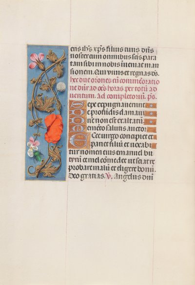 Getijdenboek van Koningin Isabella de Katholieke, Koningin van Spanje: Fol. 161v door Master of the First Prayerbook of Maximillian