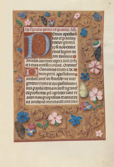 Getijdenboek van Koningin Isabella de Katholieke, Koningin van Spanje: Fol. 174r, ca. 1500 door Master of the First Prayerbook of Maximillian