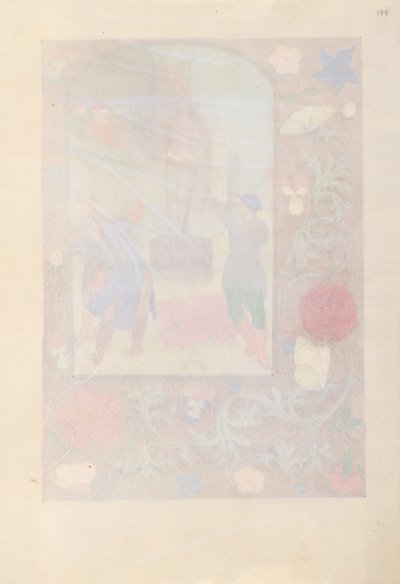 Getijdenboek van koningin Isabella de Katholieke, koningin van Spanje: Fol. 177r, c. 1500 door Master of the First Prayerbook of Maximillian