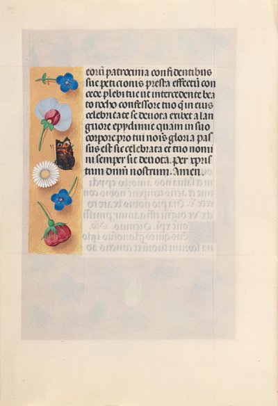 Getijdenboek van koningin Isabella de Katholieke, koningin van Spanje: Fol. 182v, ca. 1500 door Master of the First Prayerbook of Maximillian