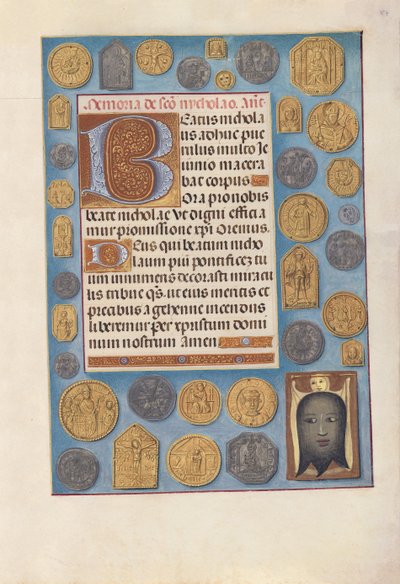 Getijdenboek van koningin Isabella de Katholieke, koningin van Spanje: Fol. 184r, ca. 1500 door Master of the First Prayerbook of Maximillian