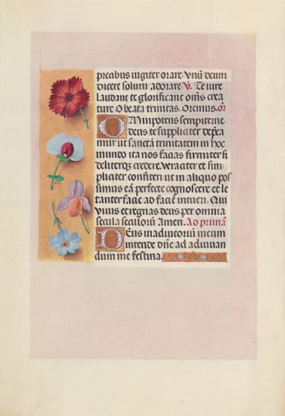 Uren van Koningin Isabella de Katholieke, Koningin van Spanje: Fol. 18v door Master of the First Prayerbook of Maximillian