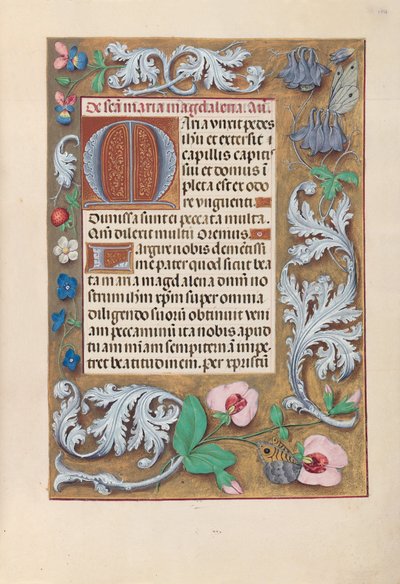 Uren van Koningin Isabella de Katholieke, Koningin van Spanje:  Fol. 194r door Master of the First Prayerbook of Maximillian