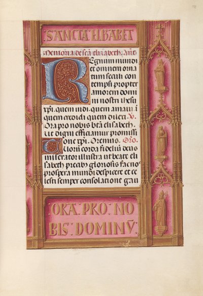 Getijdenboek van koningin Isabella de Katholieke, koningin van Spanje: Fol. 198r, ca. 1500 door Master of the First Prayerbook of Maximillian