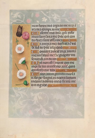 Uren van koningin Isabella de Katholieke, koningin van Spanje: Fol. 200v, c. 1500 door Master of the First Prayerbook of Maximillian